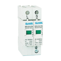 Parafoudre 1+N 2 poles pour prtection des circuits | Technic-achat