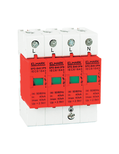 Parafoudre 3+N 4P pour protection des circuits | Technic-achat