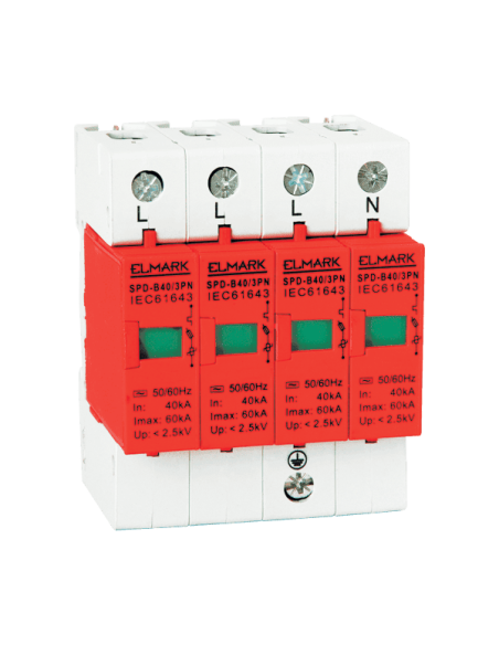 Parafoudre 3+N 4P pour protection des circuits | Technic-achat
