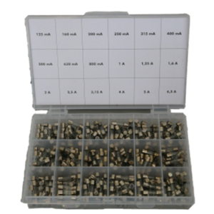 Assortiment Fusible verre 5x20mm