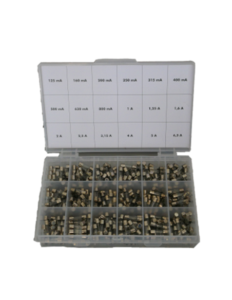 Assortiment Fusible verre 5x20mm