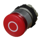 Tête de bouton poussoir arrêt d'urgence