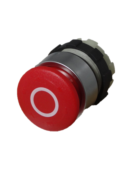 Tête de bouton poussoir arrêt d'urgence