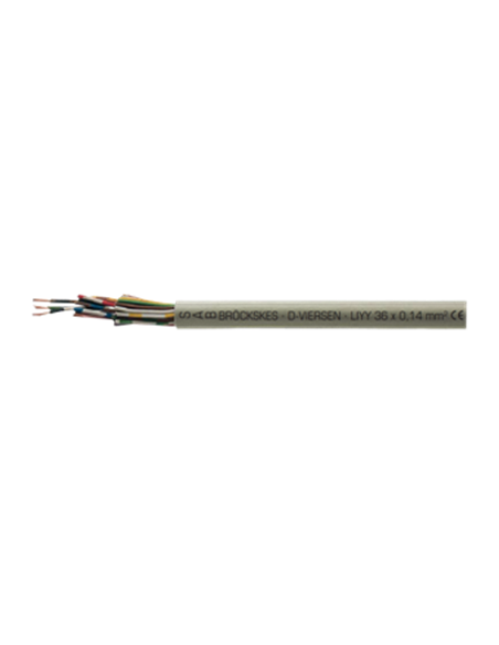 Cable électrique souple multiflex multibrins en 0.25mm²