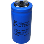 Condensateur électrolytique de filtrage