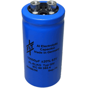 Condensateur électrolytique de filtrage