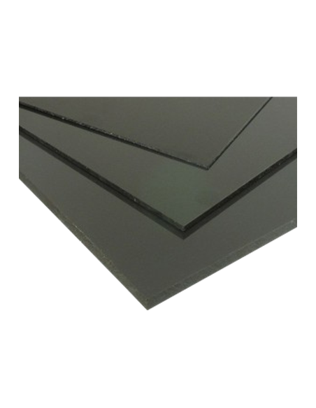 Plaque PVC Rigide brut Gris Epaisseur : 5,0mm Dimensions : 745mm x 497mm