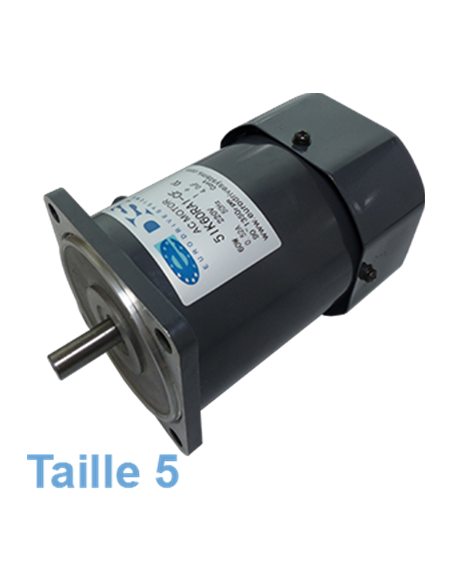 Moteur compact monophasé 230V 60W 1500 tr 90x90, vitesse réglable, arbre Ø11 ref