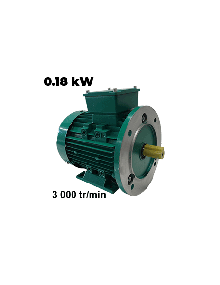 Moteur électrique 220/380 0.18KW 3000 tr B35 ref: 63A2_B35
