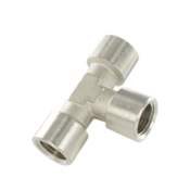 Raccord laiton femelle femelle cylindrique en T égal
