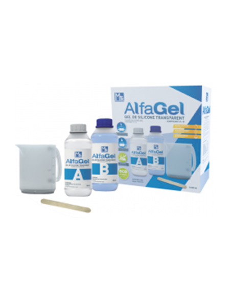 Gel pour boite de dérivation étanche 2 composants 500mL ref: BDE_GEL