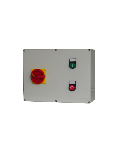 boitier de démarrage moteur plastique 7.5kW commande en 230V sans thermique ref: