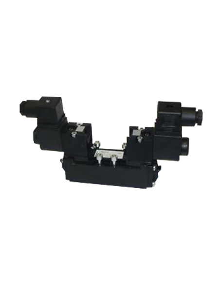 Distributeur 5/2 ISO 2 bistable tiroir mixte BE-4020