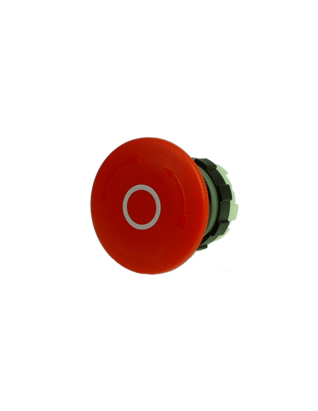 bouton poussoir arrêt d'urgence Ø40mm Déverouillage tournant BS3P34RED-O