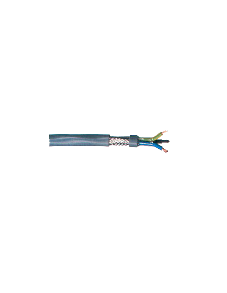 Cable souple blindé 2x0.75mm ref: CABSTSB2_075