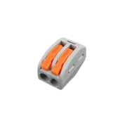 connecteur rapide 0,75/4mm gris/orange lot de 10 pièces