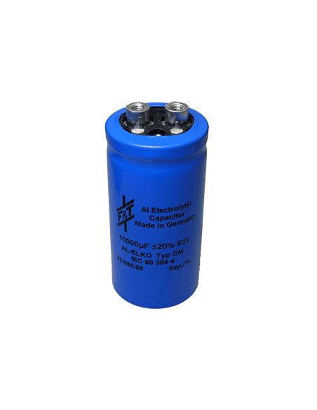 Condensateur électrolytique de filtrage 10 MF 63V ref: COE_10_63