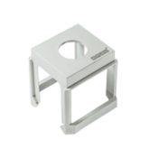 Support bouton pour rail din