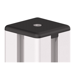 Bouchon carré profilé avec trou