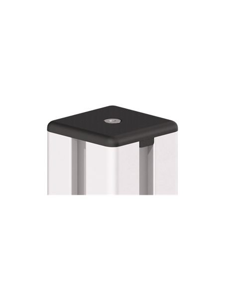 Bouchon carré profilé avec trou