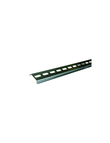Rail Din Omega ajouré 35x7.5 le metre ref: DINRAIL1M-SLOT