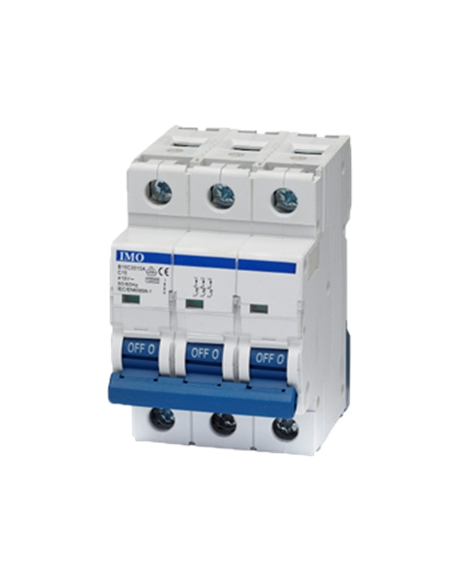 Disjoncteur 10 KA 3P, courbe D, 2A B10D3002A