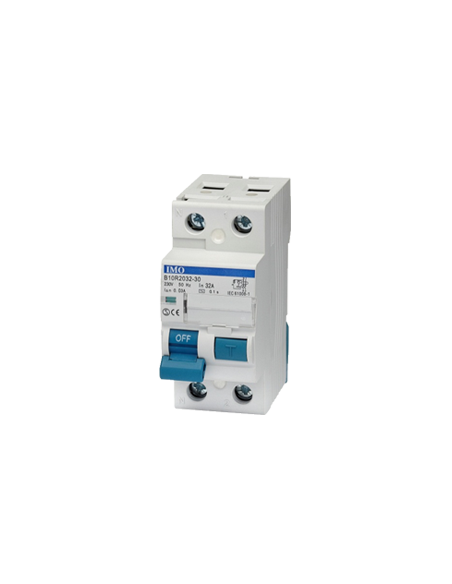 Interrupteur différentiel 10KA, 30mA, 1P+N, 40 Amp, 230VAC B10R2040-30