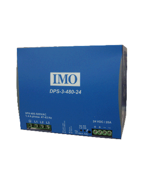 Alimentation triphasé 380V -: 24VDC 480W - 20A DPS-3-480-24DC