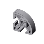 Profilé quart de rond Alu 30x30R