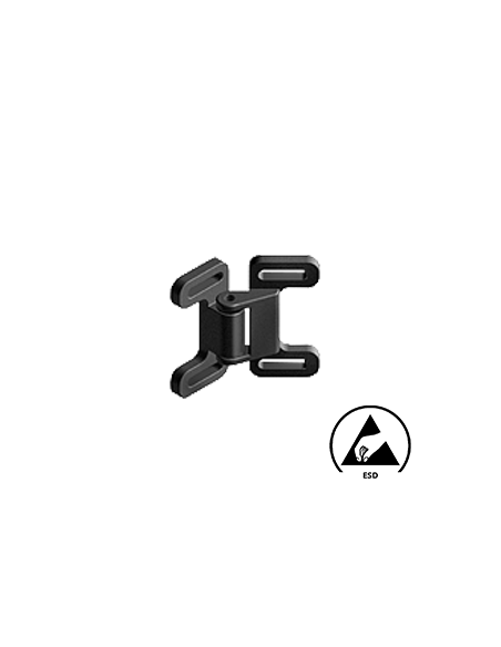 Loquet à bille ESD fixation sur profilé aluminium ref: ETALOQ_BIL_PA