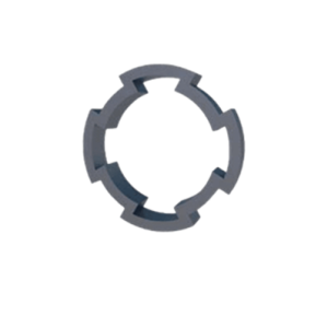 Profilé aluminium rond D28L avec 4 interfaces