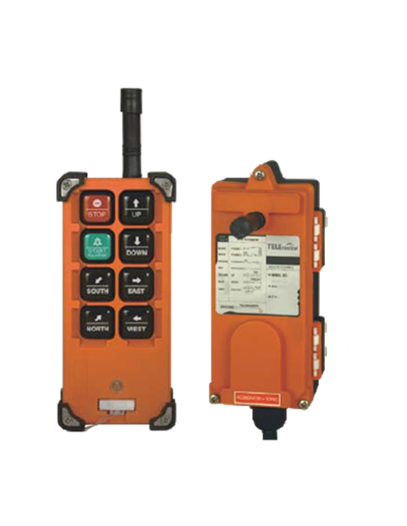 Télécommande radio 3 axes, 2 sens