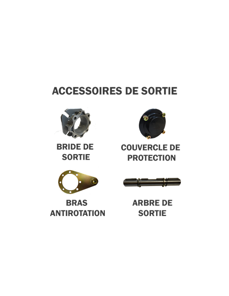 Accessoires de Sortie pour Réducteur TKB38