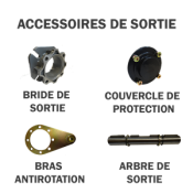 Accessoires de Sortie pour Réducteur TKM48