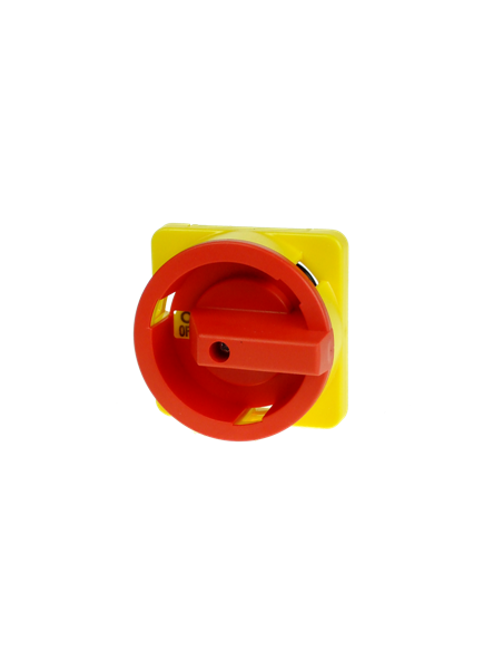 Poignée rotative Rouge/jaune 64x64mm pour LB69 H69-0001