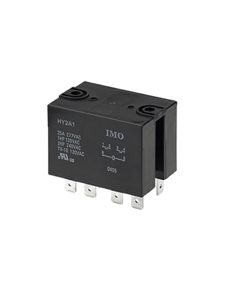 relais haute capacité 1 pôle SPNO, 30A, 24VDC HY1A124DC