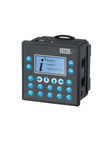 PLC I3 24 DI, 16 DO, 2 AI, 2 Comms, 4 HSC, ETH+écran 128x64 I3AX12X/20B05-SEHF