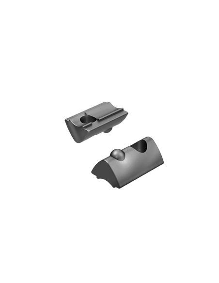 Patin basculant Inox à bille pour profilé R6 M5 Aluneed TI 096235E