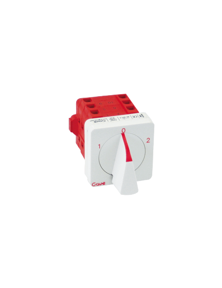 Inverseur de source manuel 1-0-2, 2 pôles, 16 ampères ref: ISM_102_2P_16