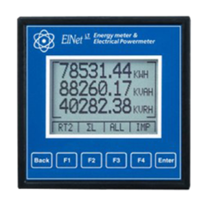 Elnet LT wattmetre, V, I, P (Q, S), F, PF, harmonique ecran LCD