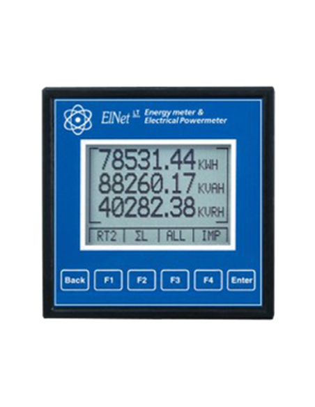 Elnet LT wattmetre, V, I, P (Q, S), F, PF, harmonique ecran LCD