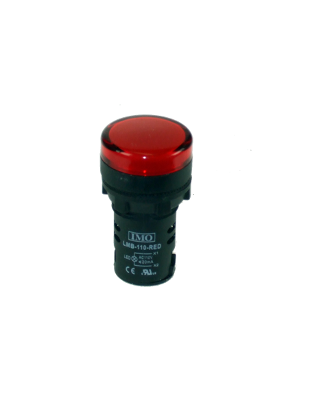 voyant à led rouge110V (AC/DC) LMB-110-RED