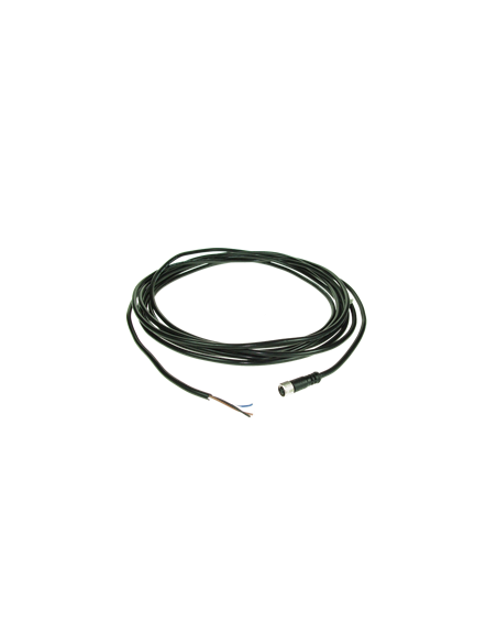 Cable + connecteur DROIT M8 4 fils 2 mètres M8F0240102000