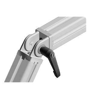 Articulation profilé alu avec levier