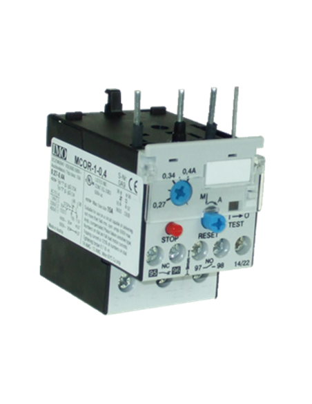 Relais de surcharge thermique 0.12 à 0.18 A ref: MCOR-1-0_18