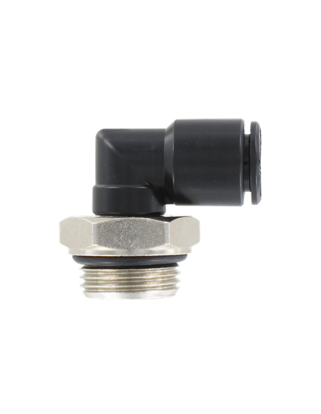 Raccord tournant en L male CYL. 1/2" tube Ø12 2776 12 21