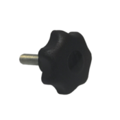 Bouton de serrage étoilé avec tige fileté