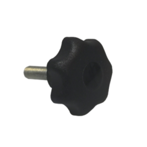 Bouton de serrage étoilé avec tige fileté