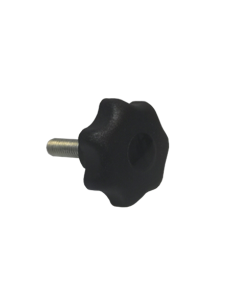 Bouton de serrage étoilé avec tige fileté