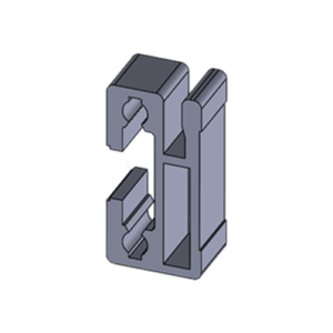 Profilé aluminium d'accrochage bacs R8 15x30 ML TAP81530